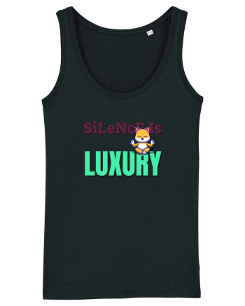 Silence is Luxury Black