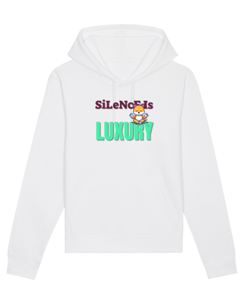 Silence is Luxury White