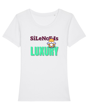 Silence is Luxury White