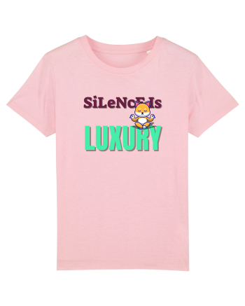 Silence is Luxury Cotton Pink