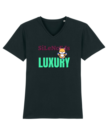 Silence is Luxury Black