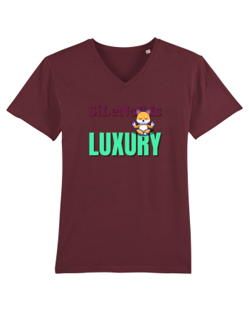 Silence is Luxury Burgundy