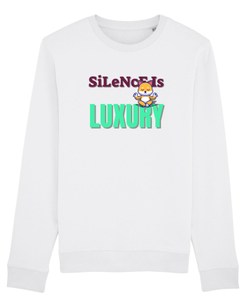 Silence is Luxury White