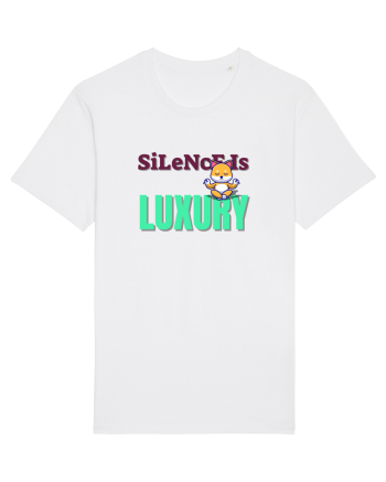 Silence is Luxury White