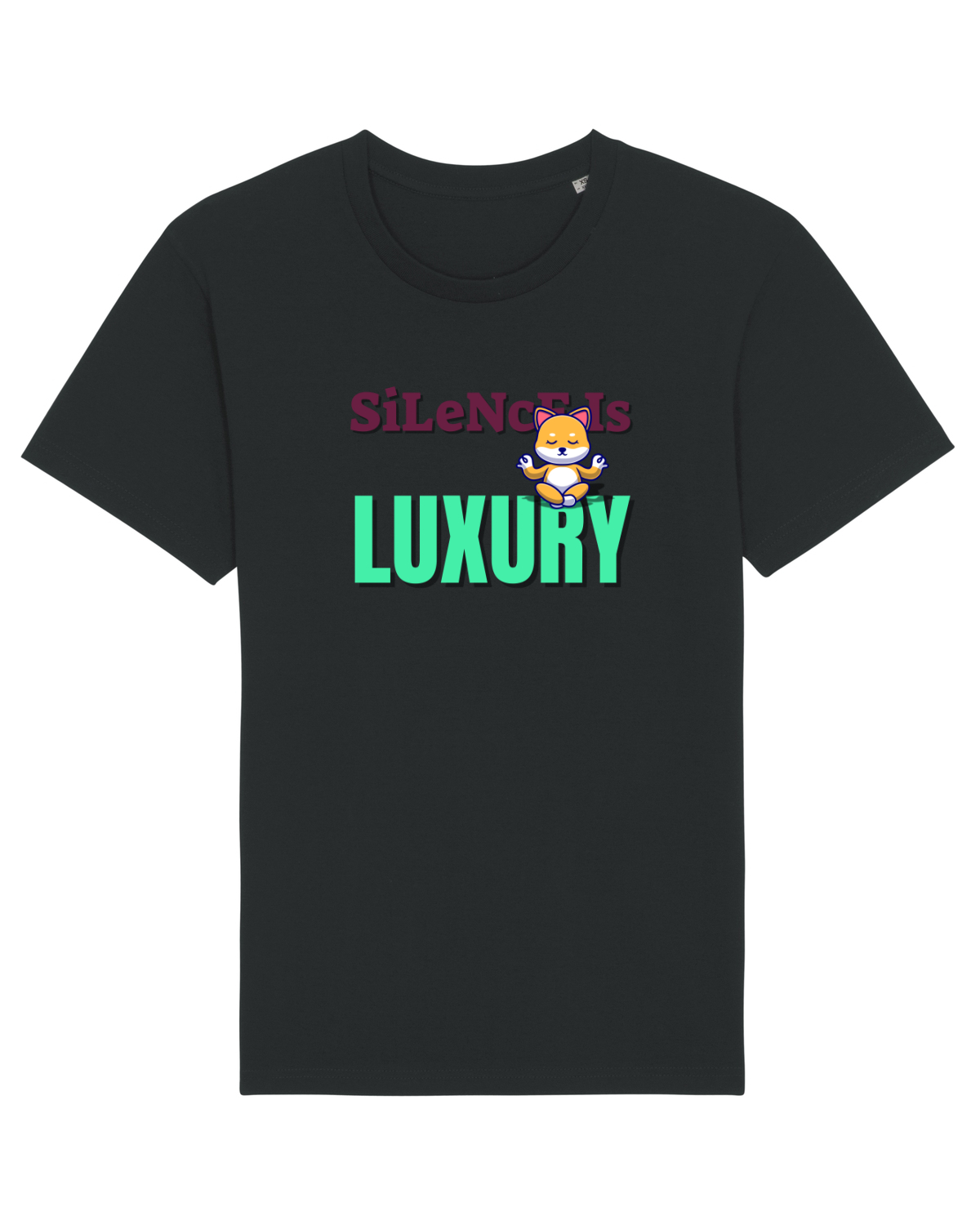 Tricou mânecă scurtă Unisex Rocker Black