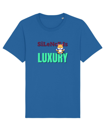 Silence is Luxury Royal Blue