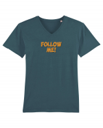 Follow me! Tricou mânecă scurtă guler V Bărbat Presenter