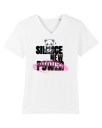 Silence new Power  Tricou mânecă scurtă guler V Bărbat Presenter