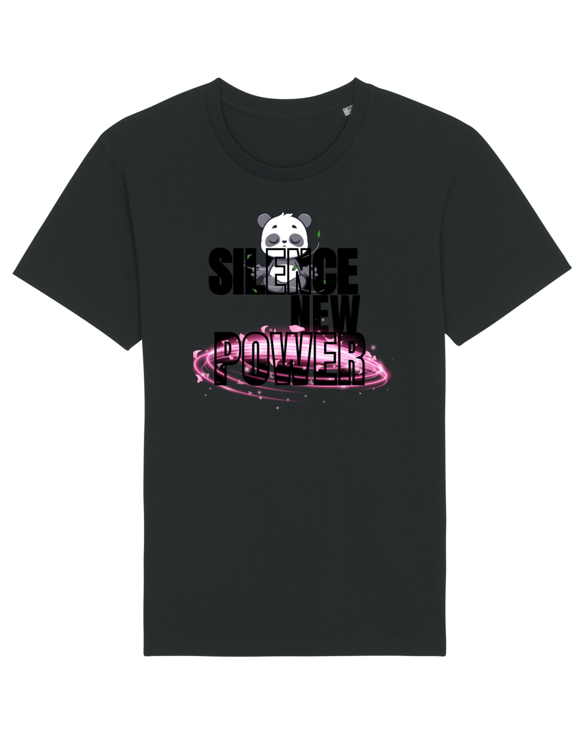 Tricou mânecă scurtă Unisex Rocker Black