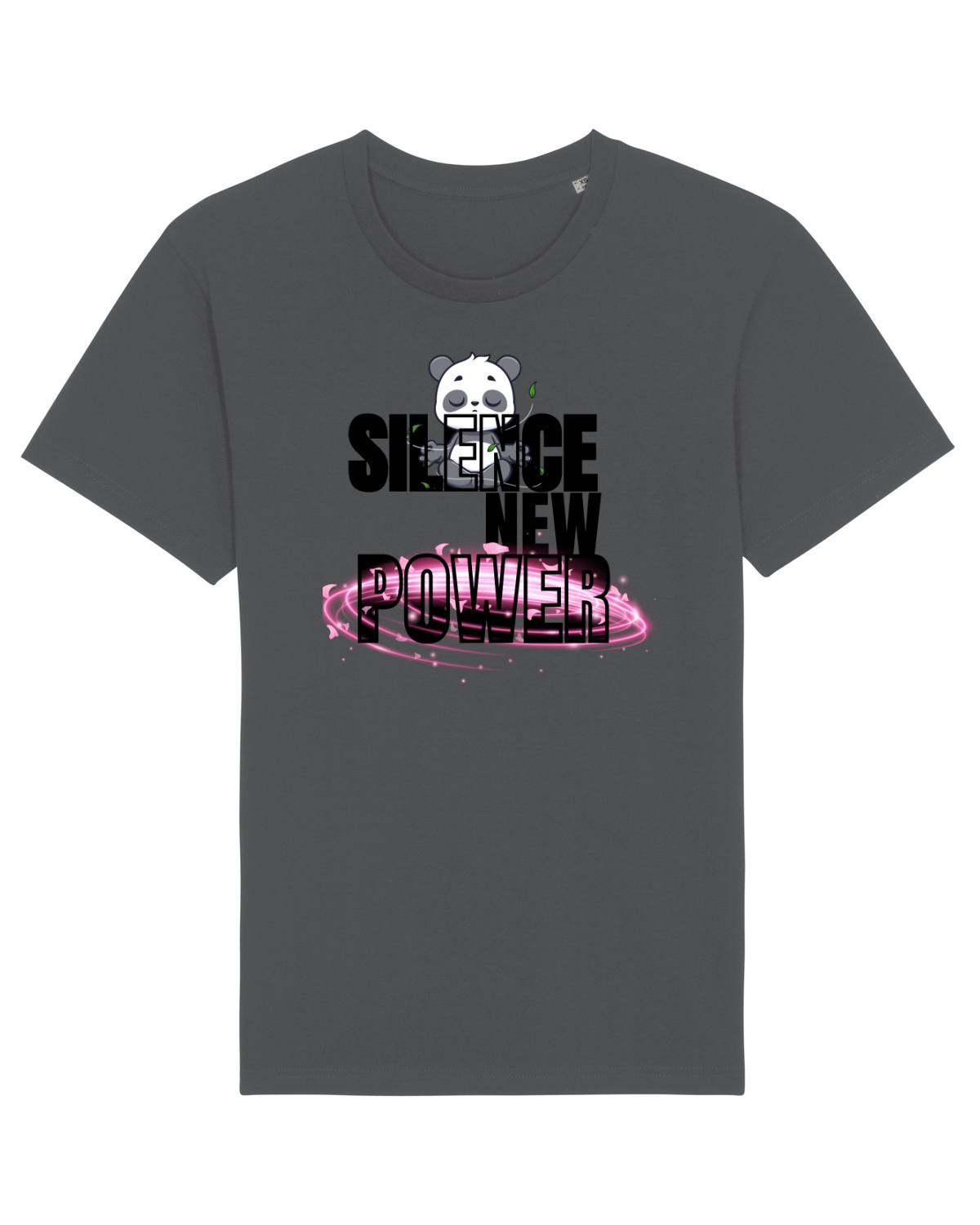 Tricou mânecă scurtă Unisex Rocker Anthracite