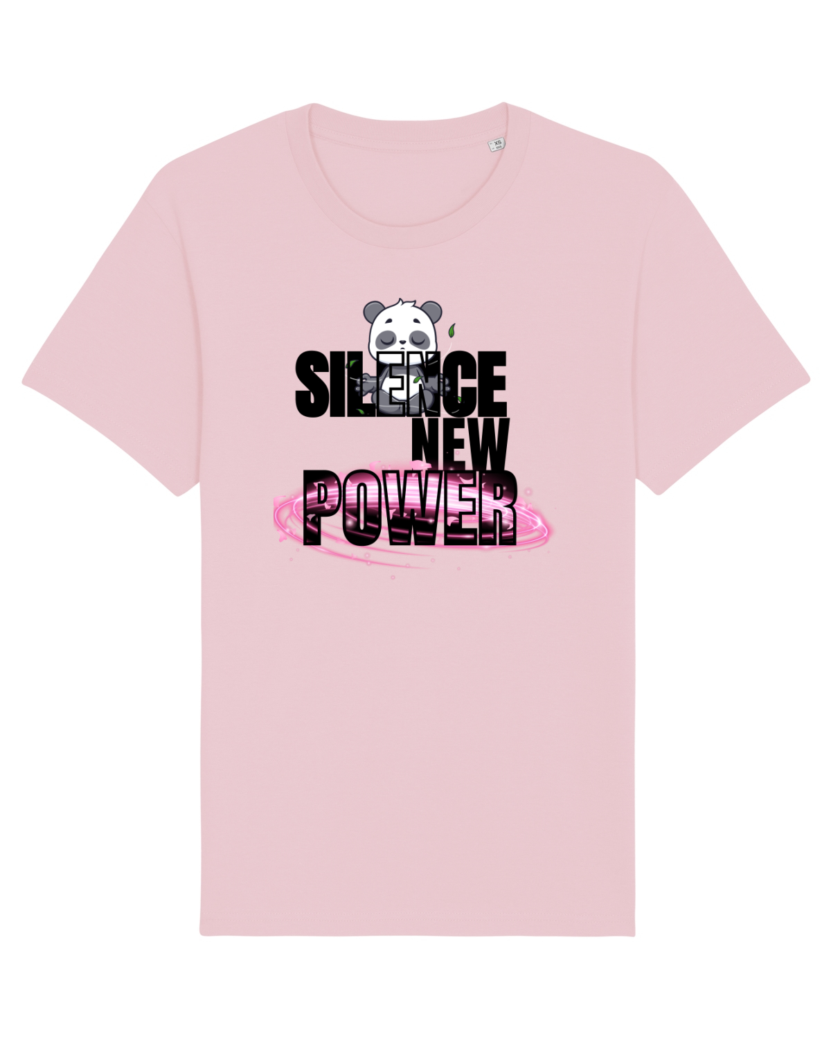 Tricou mânecă scurtă Unisex Rocker Cotton Pink