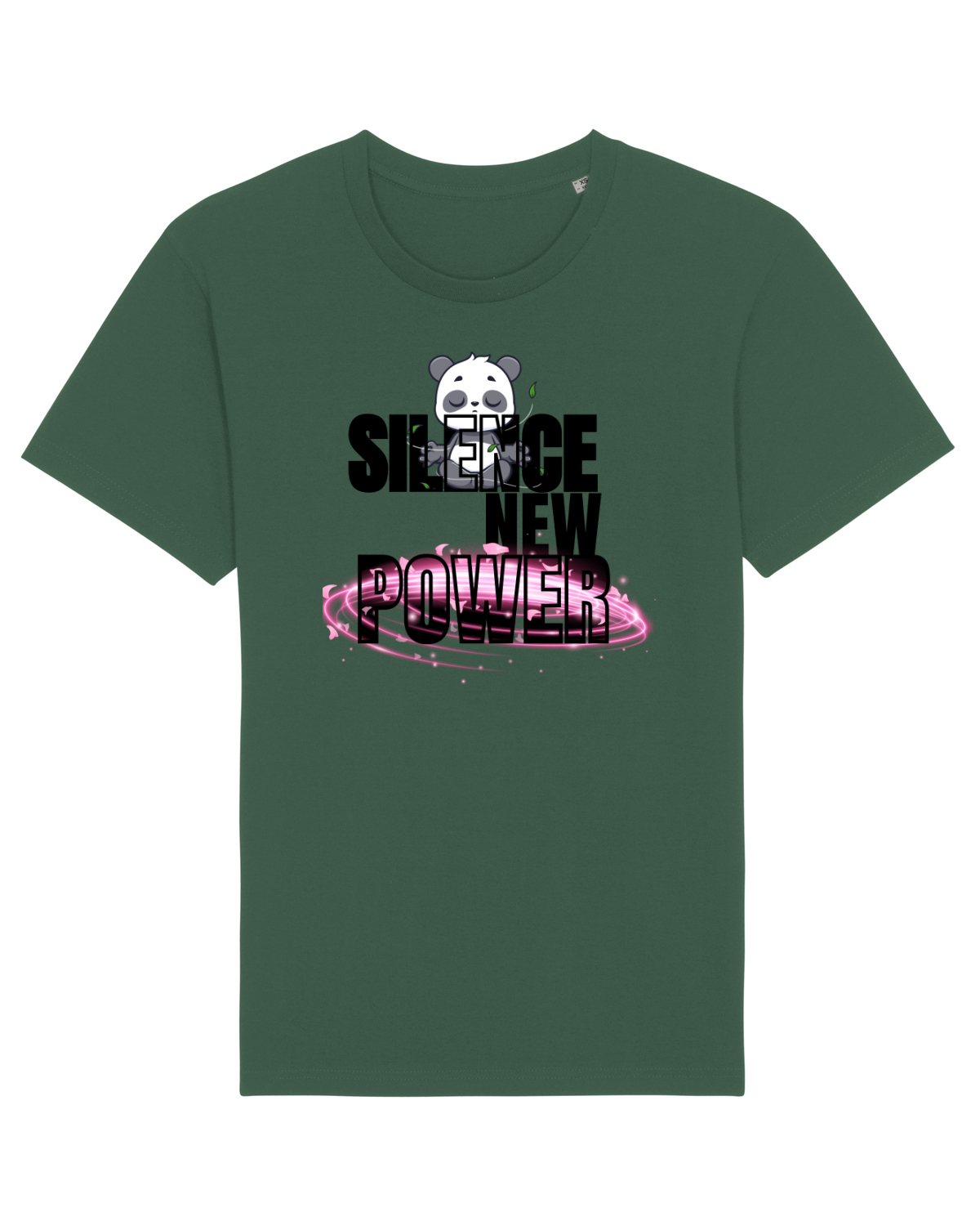 Tricou mânecă scurtă Unisex Rocker Bottle Green