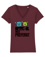 Outfit-ul meu preferat  Tricou mânecă scurtă guler V Damă Evoker