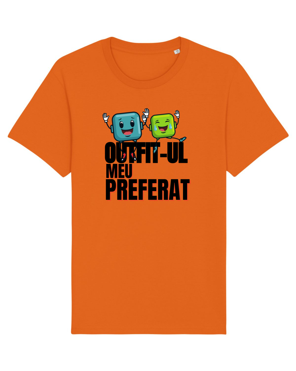 Tricou mânecă scurtă Unisex Rocker Bright Orange