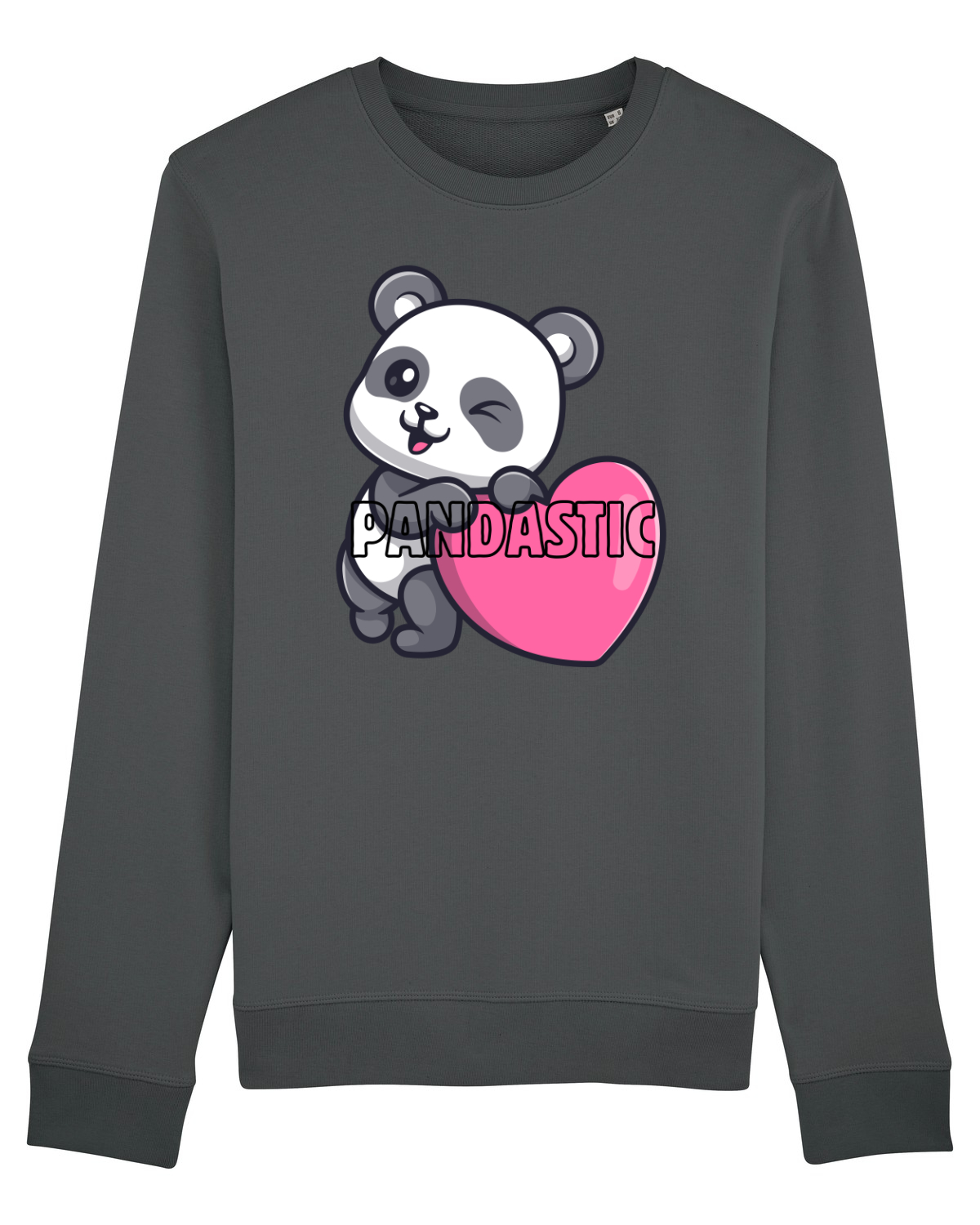 Bluză mânecă lungă Unisex Rise Anthracite