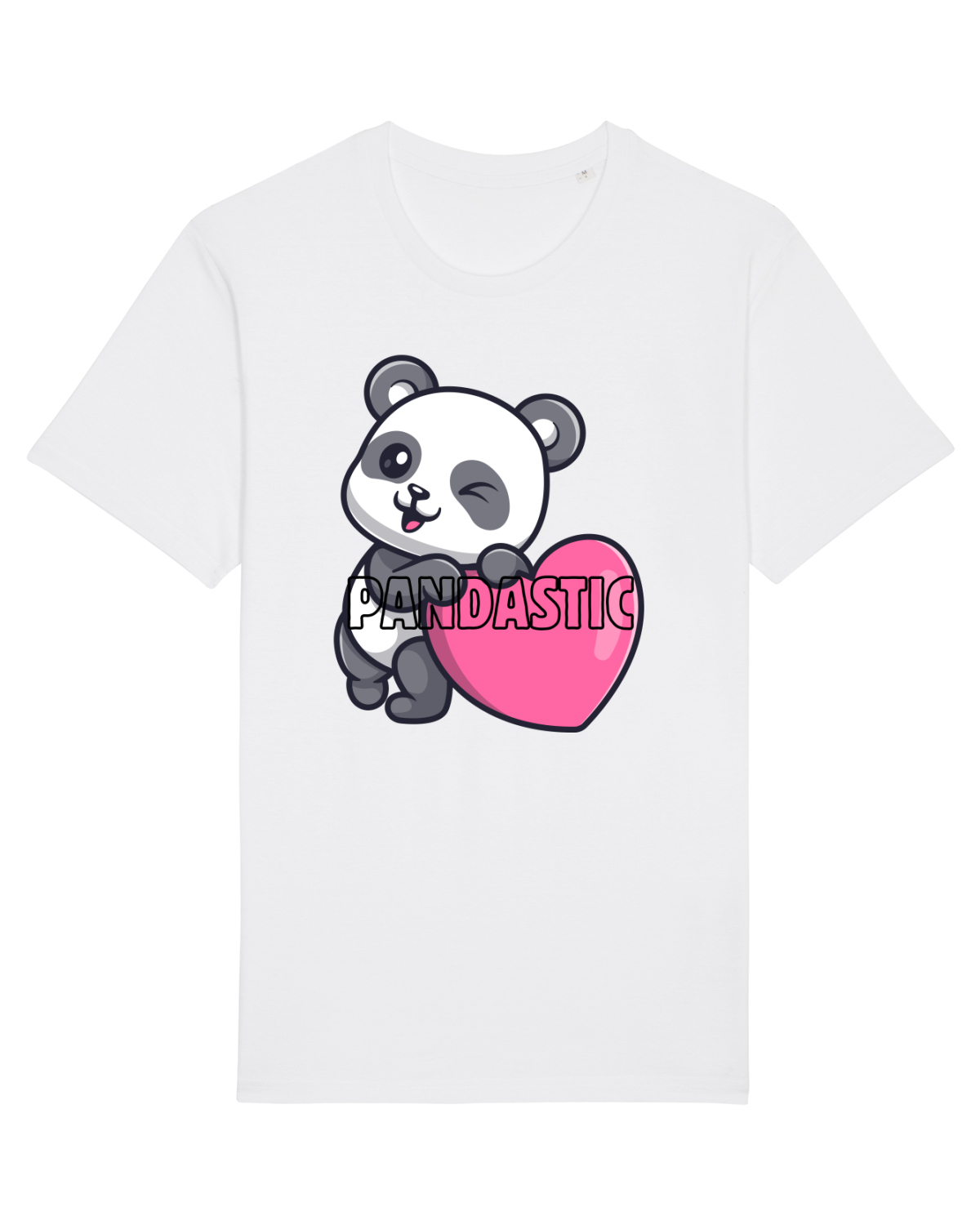 Tricou mânecă scurtă Unisex Rocker White