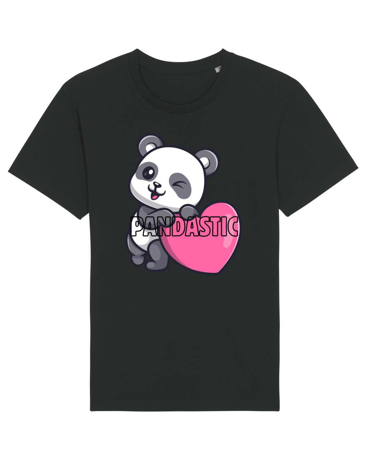 Tricou mânecă scurtă Unisex Rocker Black