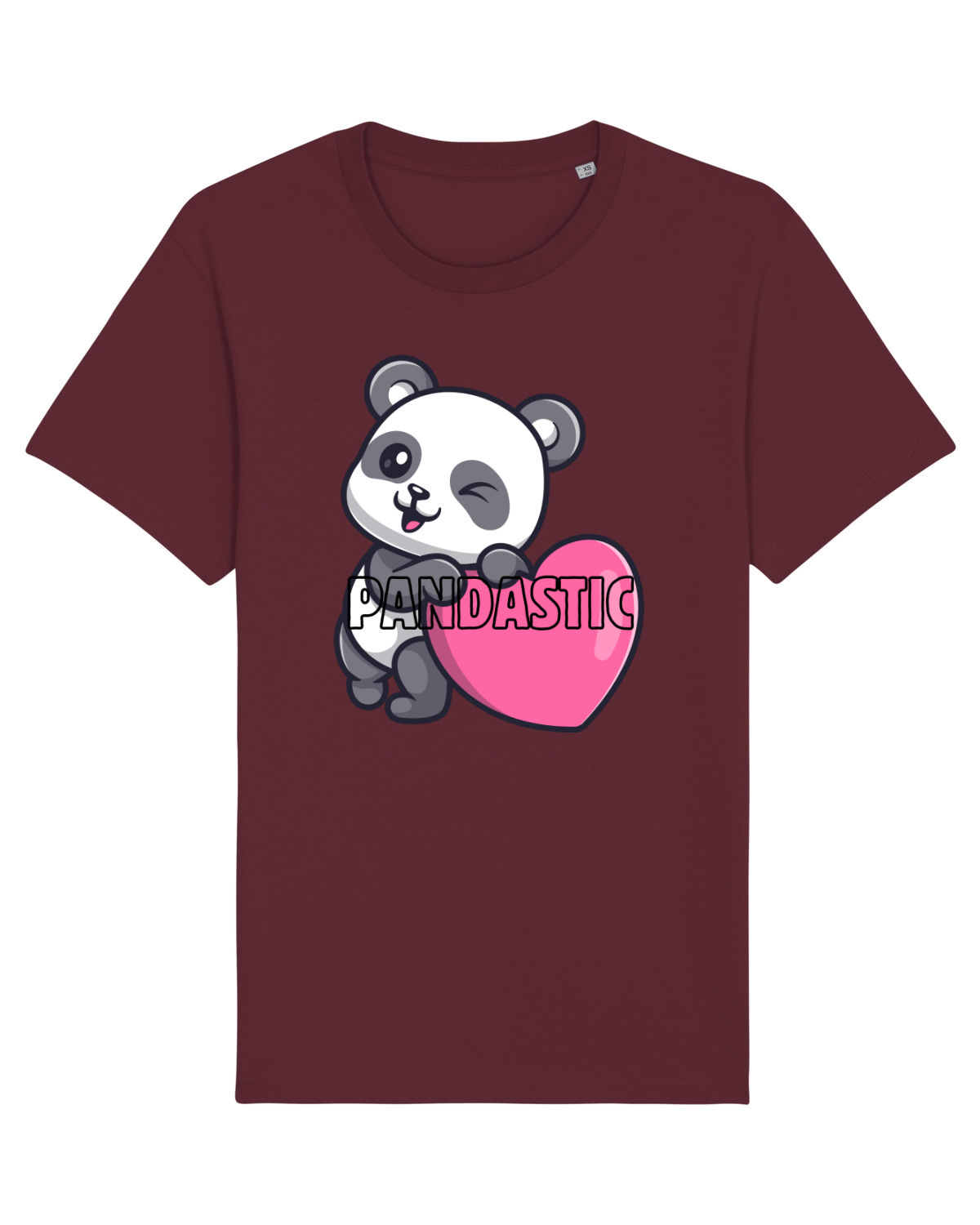 Tricou mânecă scurtă Unisex Rocker Burgundy
