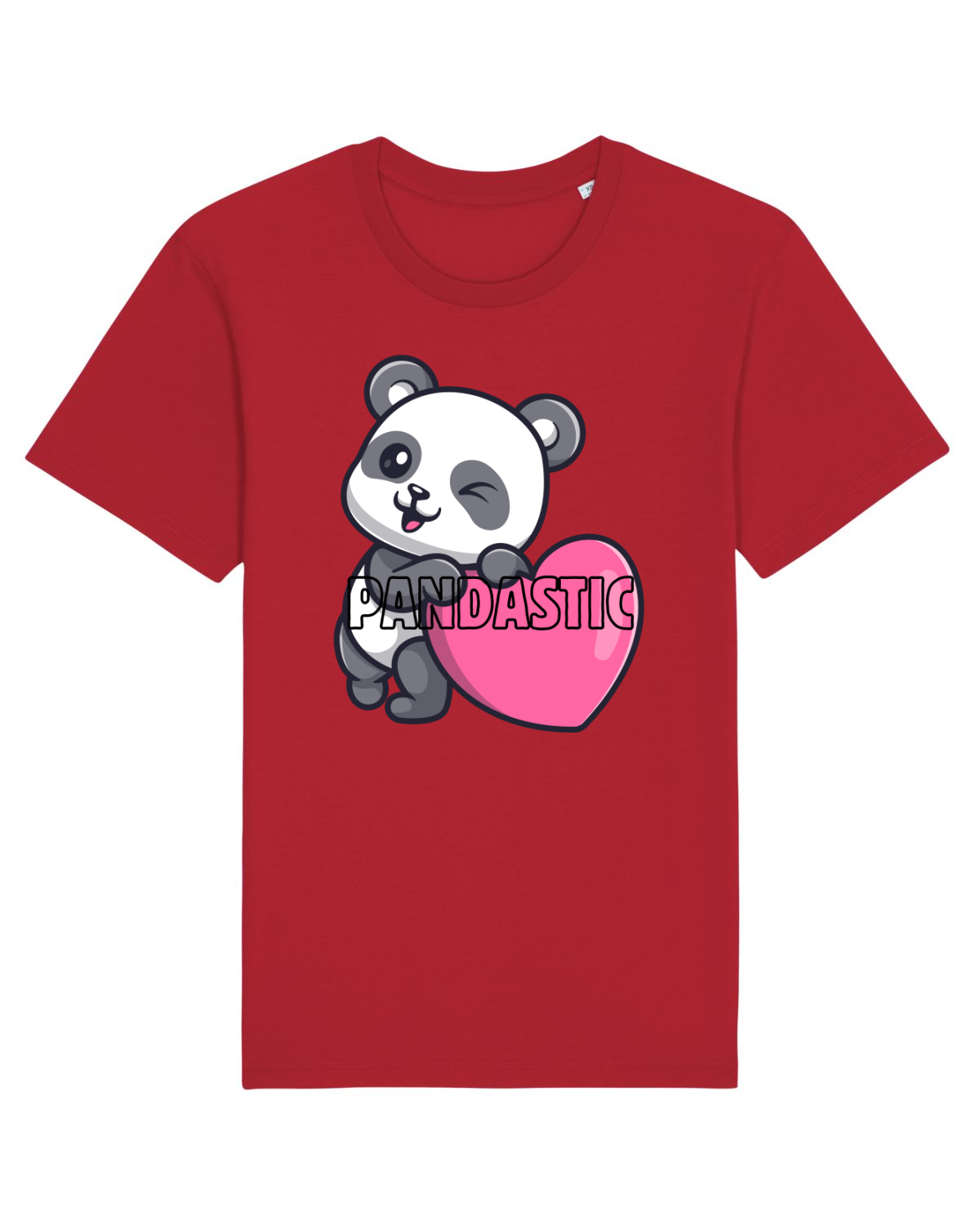 Tricou mânecă scurtă Unisex Rocker Red