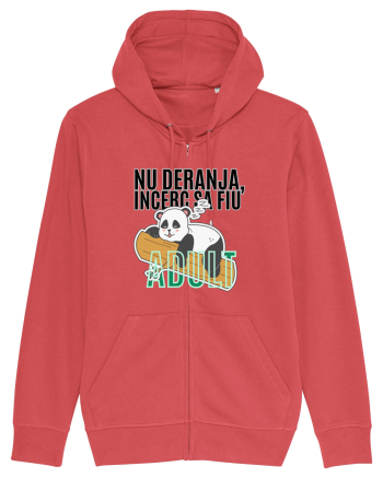Nu deranja, încerc sa fiu Adult Carmine Red