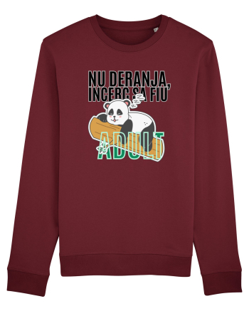 Nu deranja, încerc sa fiu Adult Burgundy