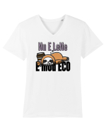 Nu e lene.E mod ECO. Tricou mânecă scurtă guler V Bărbat Presenter