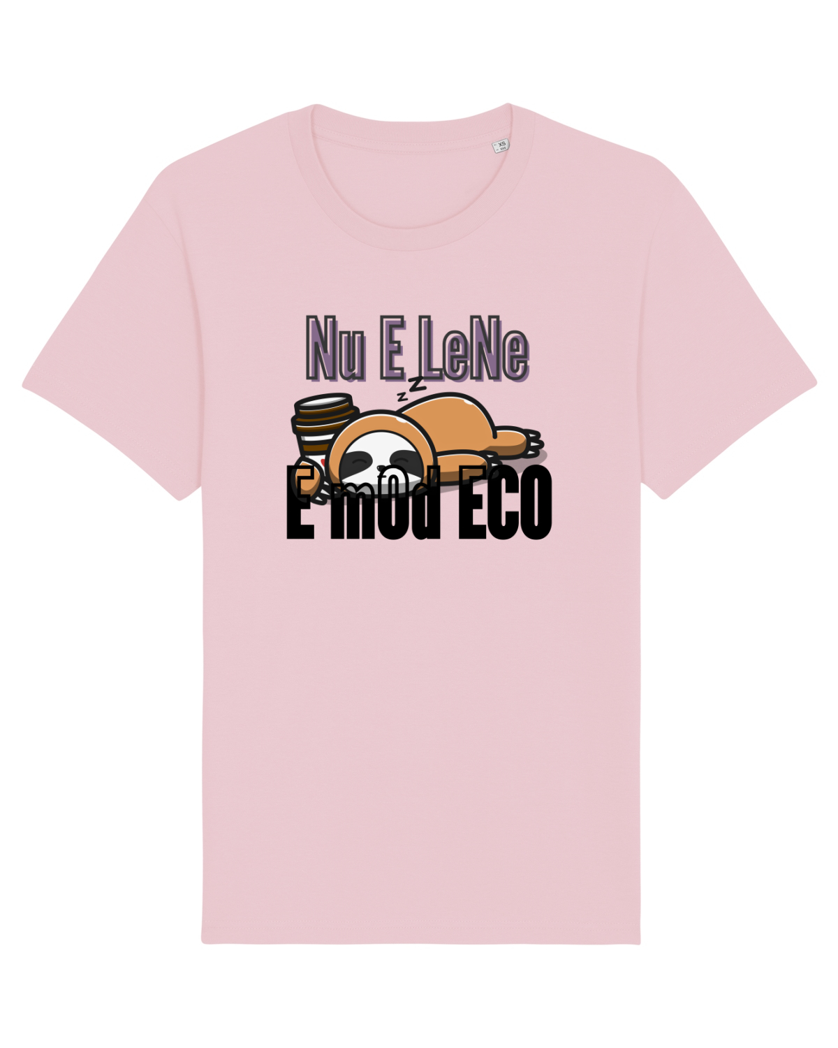 Tricou mânecă scurtă Unisex Rocker Cotton Pink