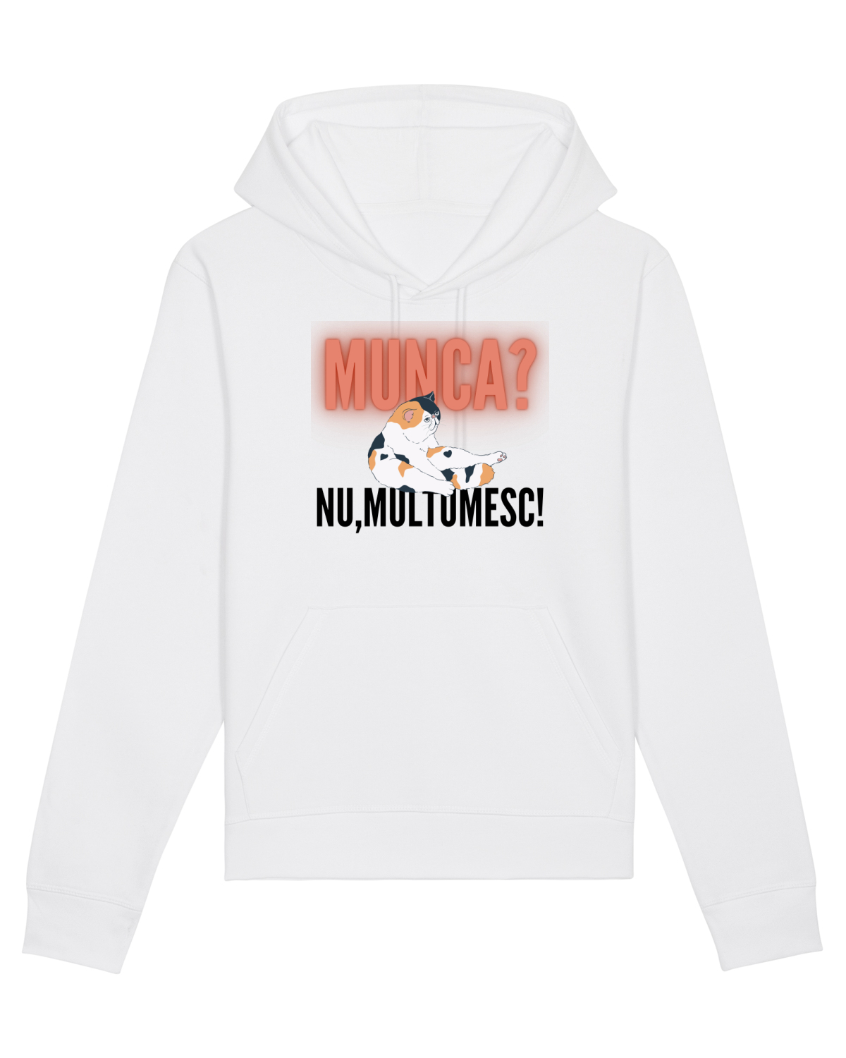 Hanorac Unisex Drummer White