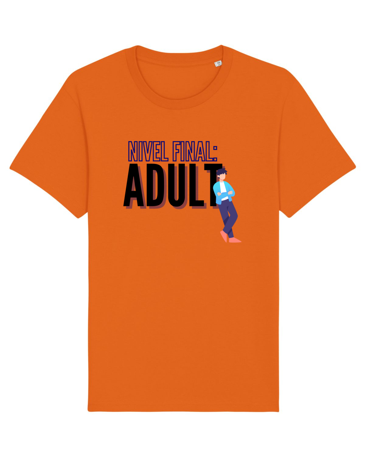 Tricou mânecă scurtă Unisex Rocker Bright Orange