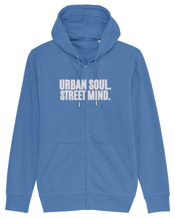 Urban soul. Street minde. Bright Blue