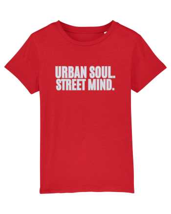 Urban soul. Street minde. Red
