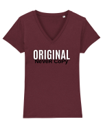 Original never copy Tricou mânecă scurtă guler V Damă Evoker
