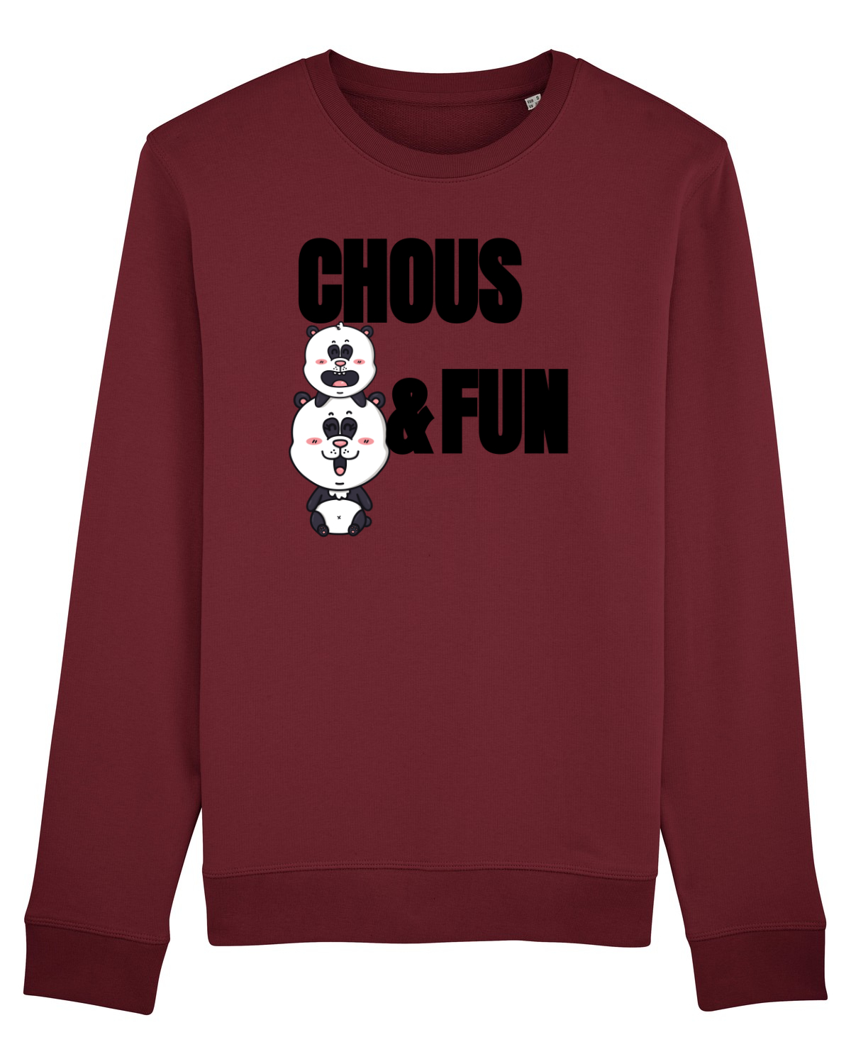 Bluză mânecă lungă Unisex Rise Burgundy