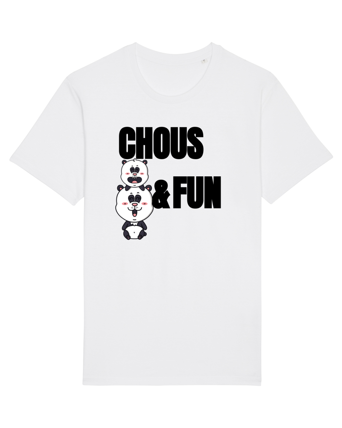 Tricou mânecă scurtă Unisex Rocker White