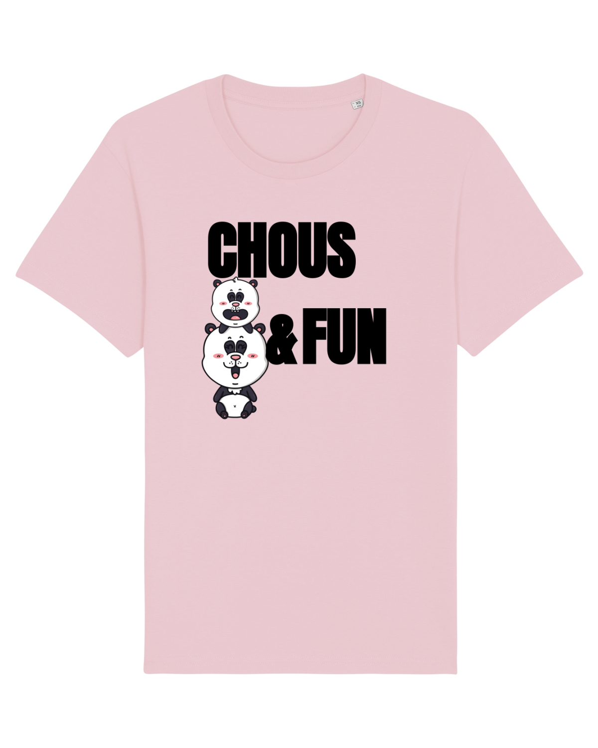 Tricou mânecă scurtă Unisex Rocker Cotton Pink