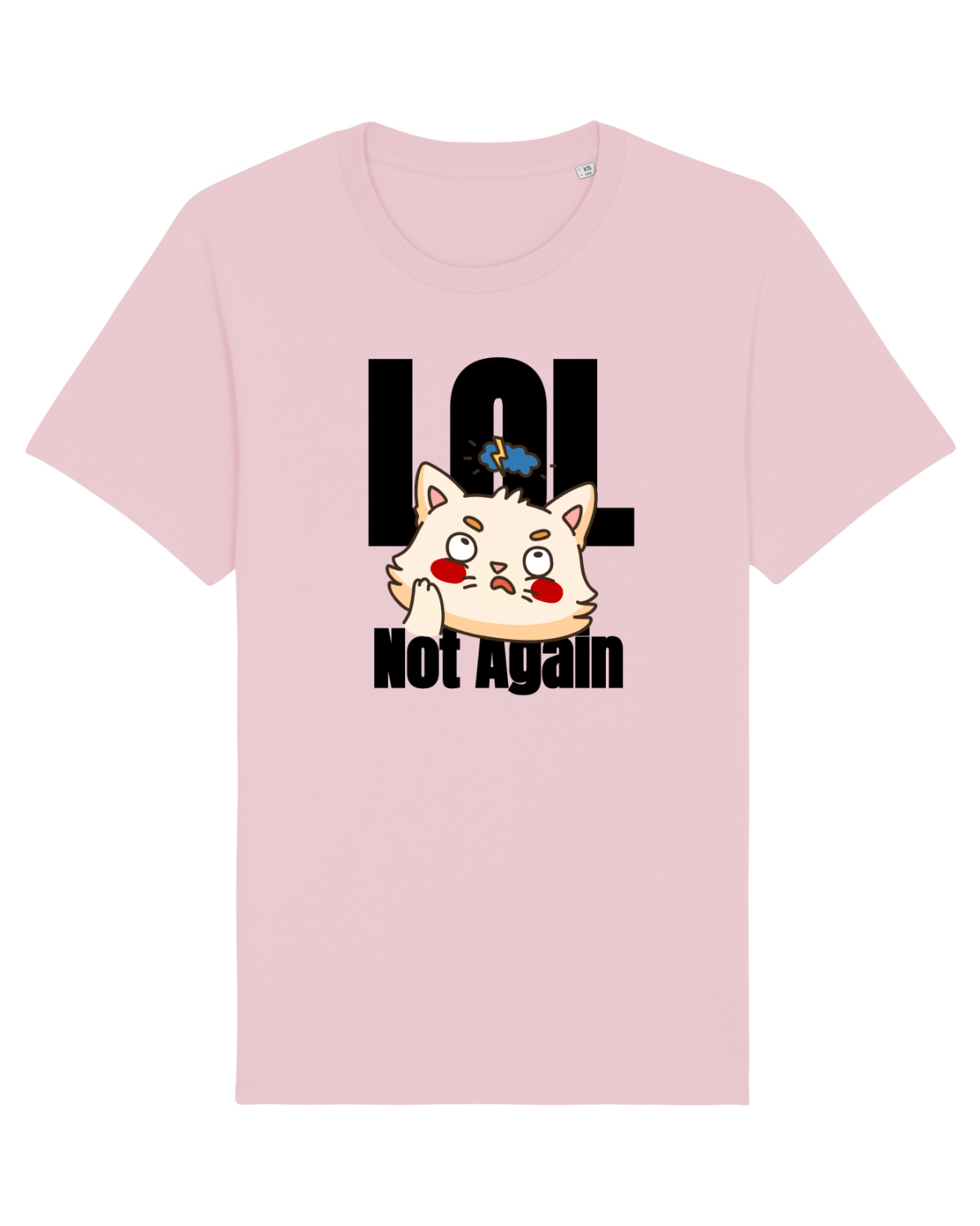 Tricou mânecă scurtă Unisex Rocker Cotton Pink