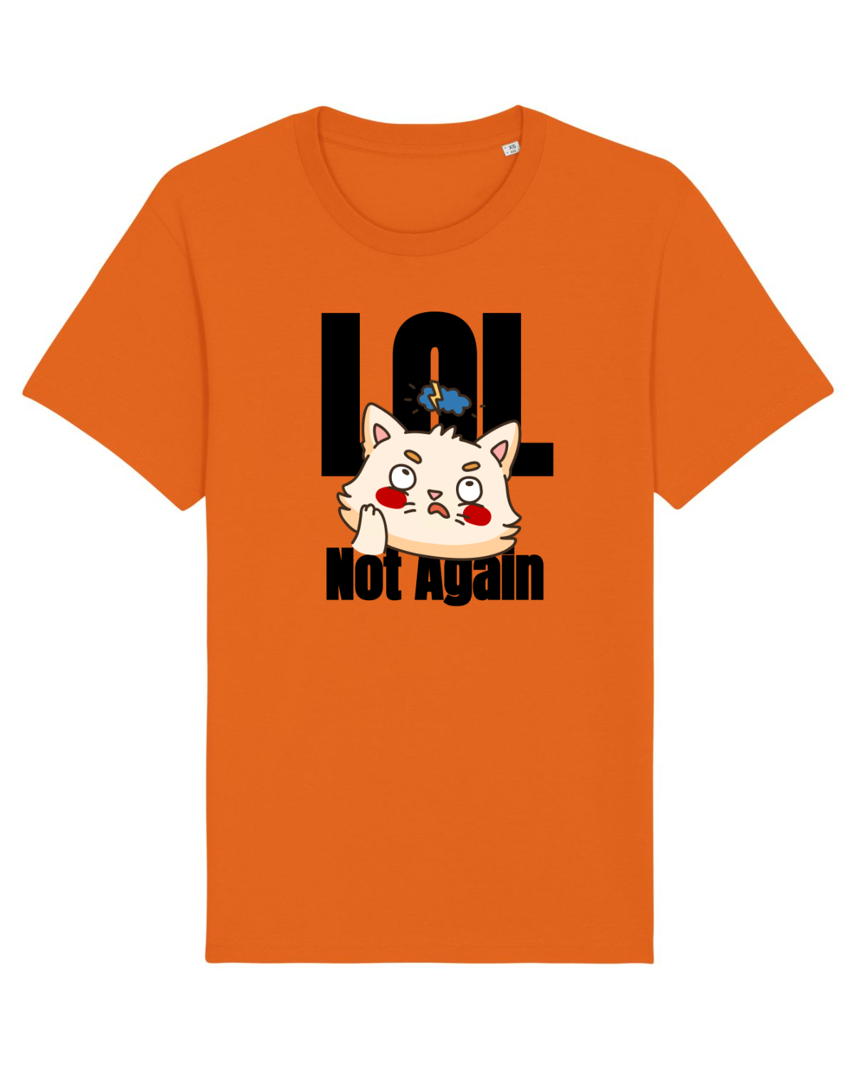 Tricou mânecă scurtă Unisex Rocker Bright Orange