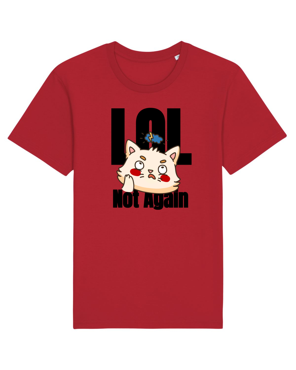 Tricou mânecă scurtă Unisex Rocker Red
