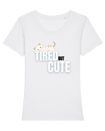 Tired but cute  White