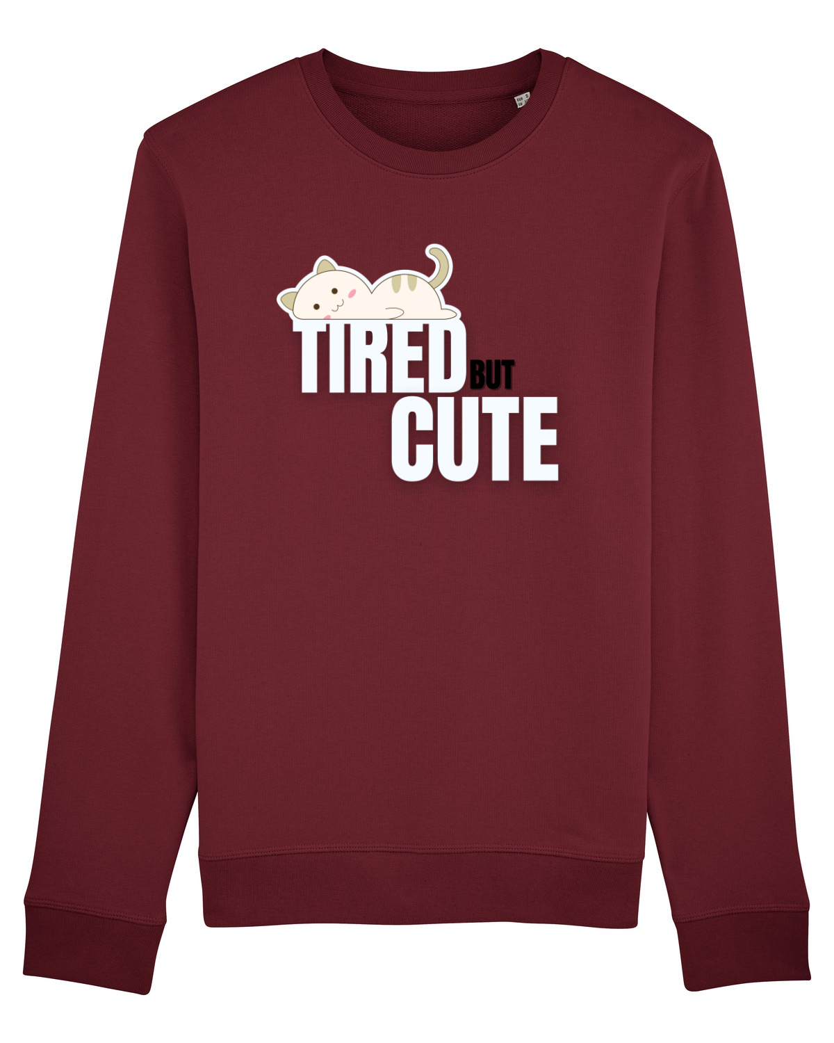 Bluză mânecă lungă Unisex Rise Burgundy