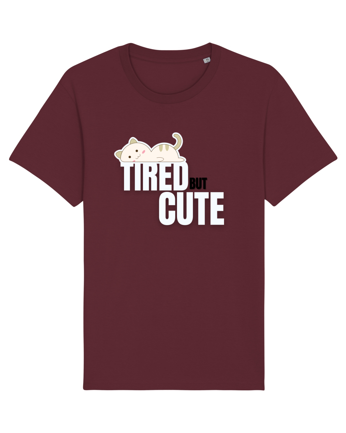 Tricou mânecă scurtă Unisex Rocker Burgundy