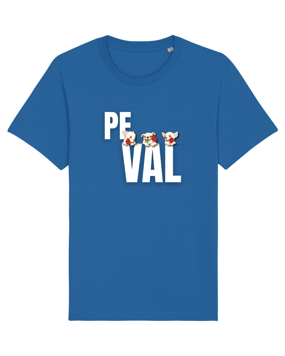 Tricou mânecă scurtă Unisex Rocker Royal Blue