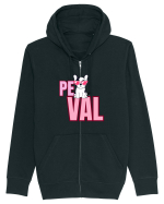 Pe val Hanorac cu fermoar Unisex Connector