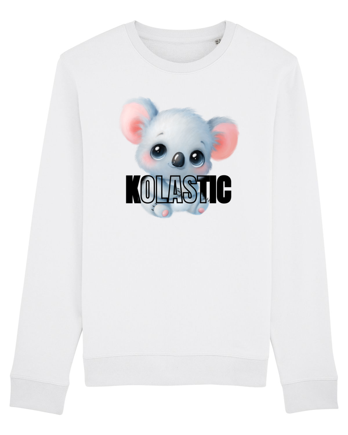 Bluză mânecă lungă Unisex Rise White