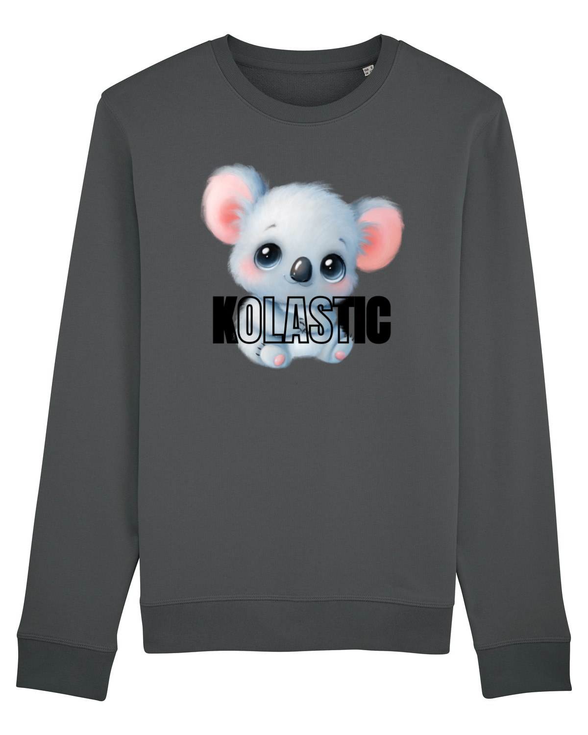 Bluză mânecă lungă Unisex Rise Anthracite