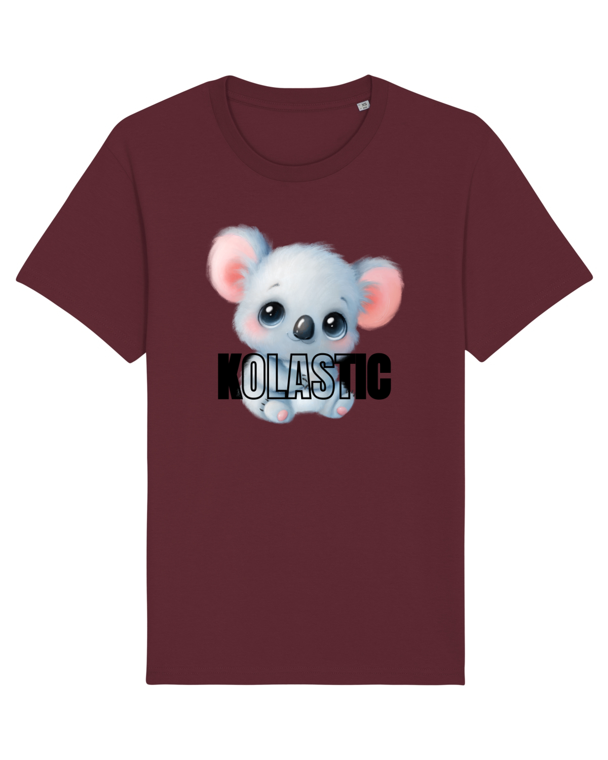 Tricou mânecă scurtă Unisex Rocker Burgundy