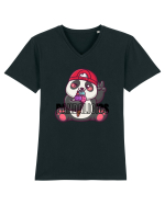 Pandalicios  Tricou mânecă scurtă guler V Bărbat Presenter