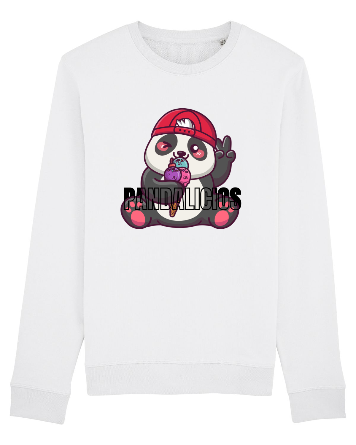 Bluză mânecă lungă Unisex Rise White