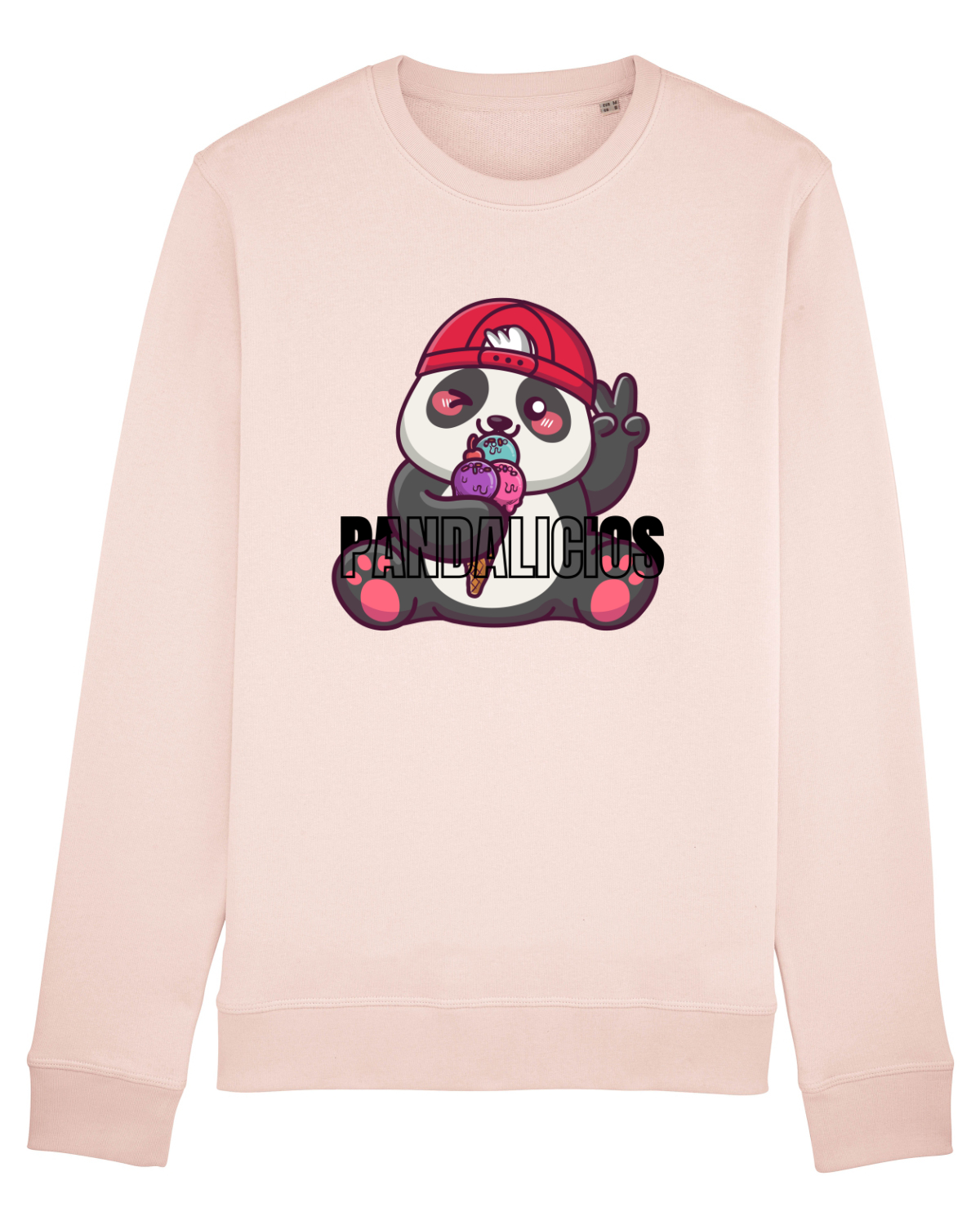 Bluză mânecă lungă Unisex Rise Candy Pink