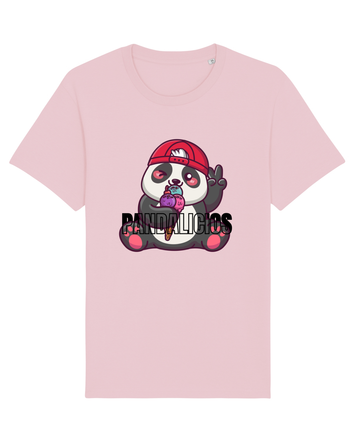 Tricou mânecă scurtă Unisex Rocker Cotton Pink
